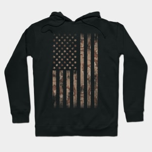 Desert Camo American Flag Military Tactical Hoodie